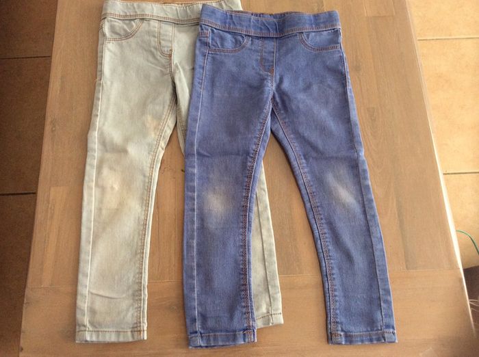 Lot 2 jeggings kiabi