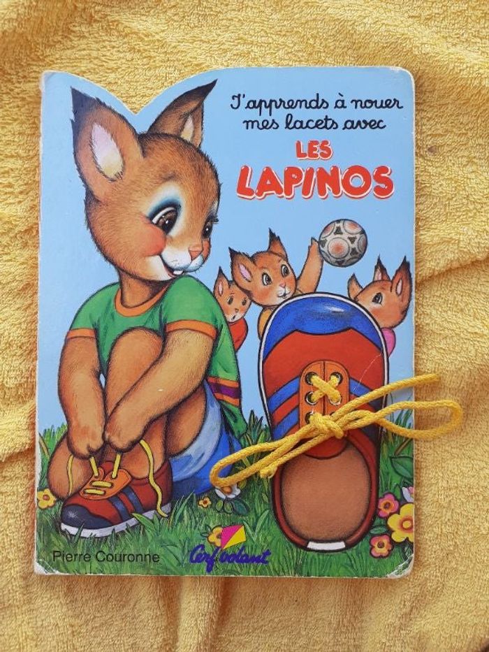 Livre pour apprendre à faire ses lacets