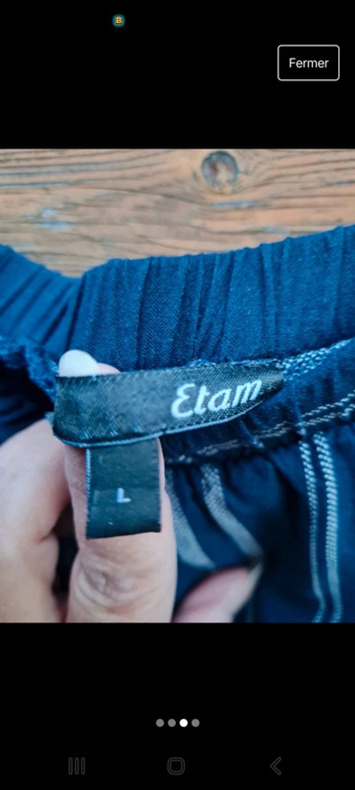 Robe bleue rayée - photo numéro 4