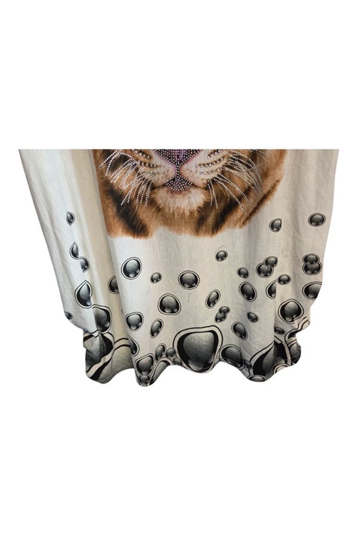 Long Tee-shirt mignon fluide Charbell T46 - photo numéro 4