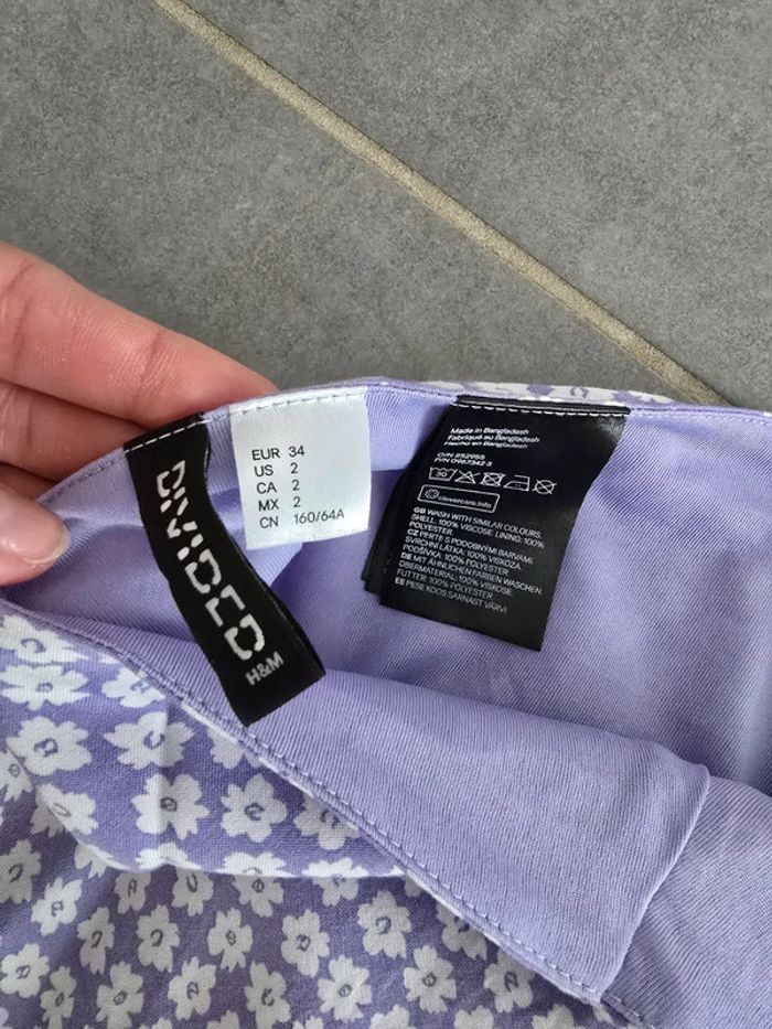 Jupe violette H&M - photo numéro 3