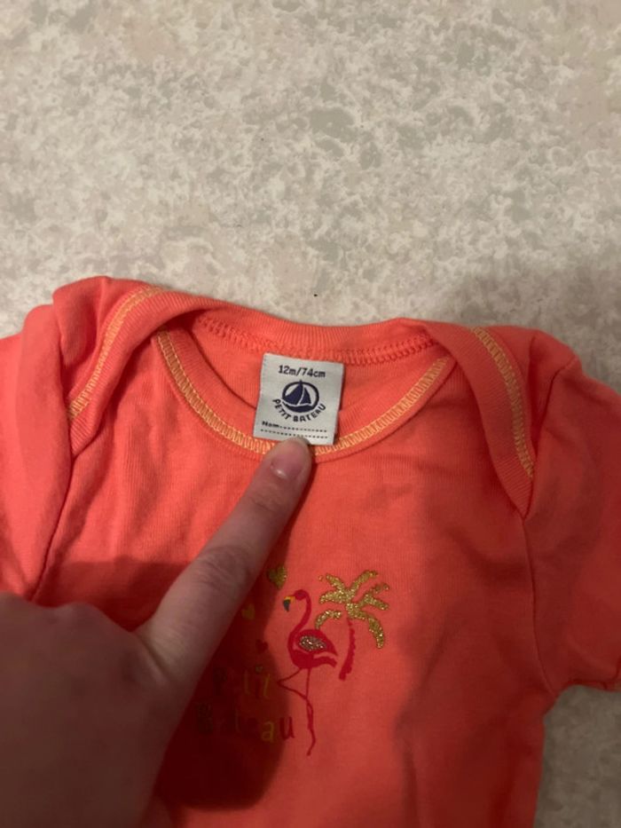 Bodie fille 12 mois manche courte Petit Bateau - photo numéro 2
