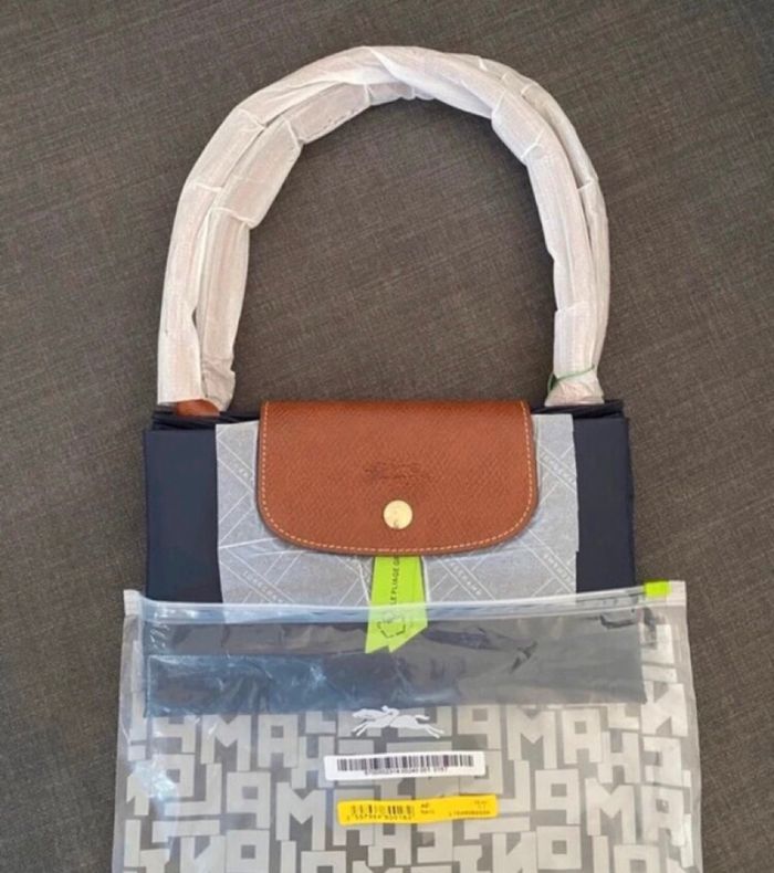 Sac fourre-tout bleu marine taille L - photo numéro 10