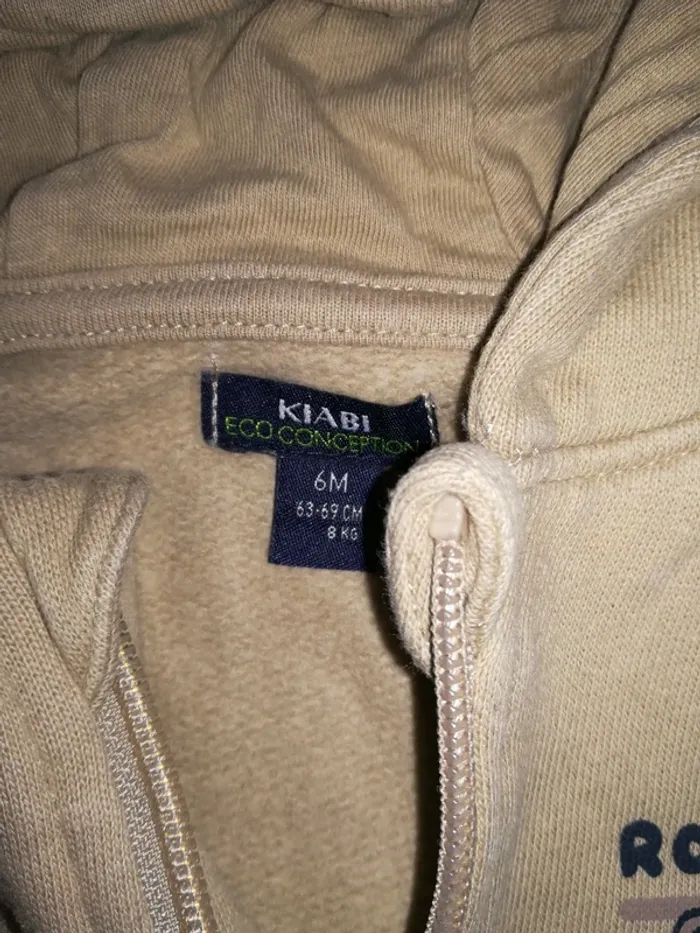 Lot de 2 gilets en 6 mois 63/69cm - photo numéro 5