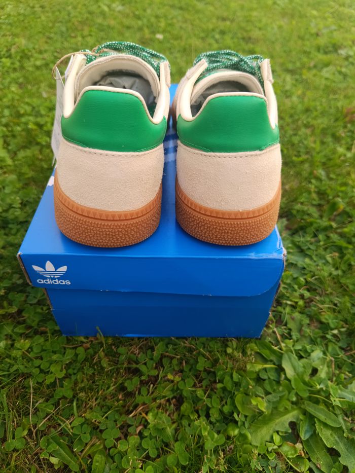 adidas handball spezial unisex white & cream white & green - 36 - photo numéro 10