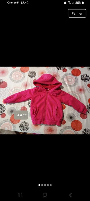 Gilet fourré chaud Taille 4 ans