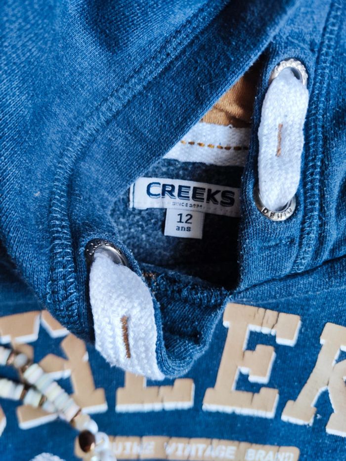 Pull capuche CREEKS 12 ans - photo numéro 2