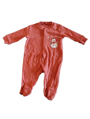 Grenouillère 0-3 mois corail