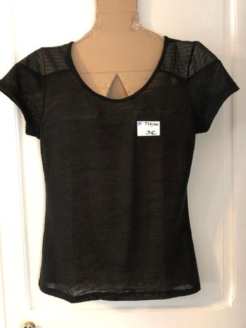 993-tee-shirt noir T42/44