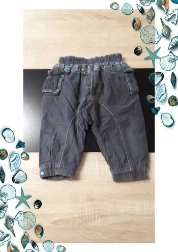Pantalon fourré type sarouel 12 mois