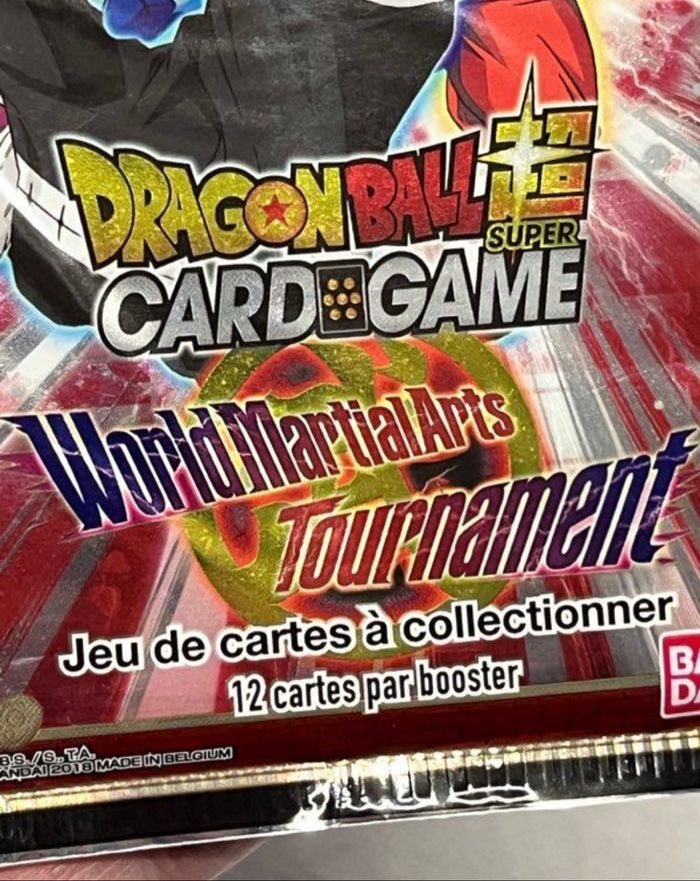 8 boosters cartes dragon ball world martial arts tournament neufs - photo numéro 5
