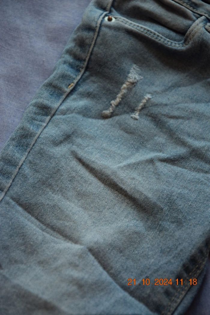 Jeans slim fille 5 ans bleu clair - photo numéro 2