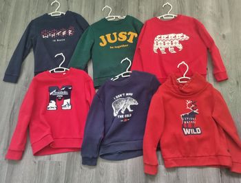 Lot de 12 pulls Okaidi 8 ans garçon