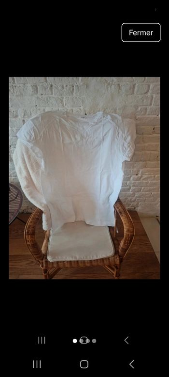 Robe american vintage blanche xs/s