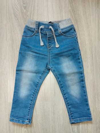 Jean stretch bleu garçon 12 mois In Extenso