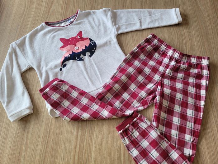 Pyjamas 2 pièces 6 ans okaidi hait velours bas tissus - photo numéro 2