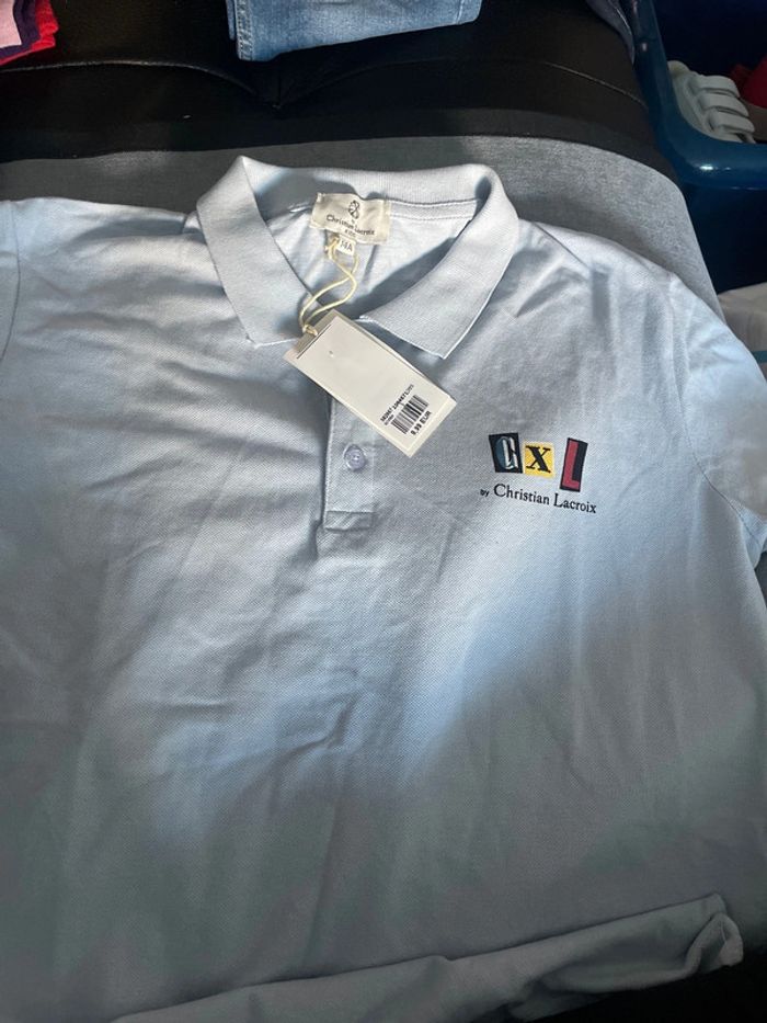 Polo manches courtes Christian Lacroix 14 ans neuf
