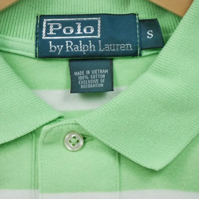 Polo Ralph Lauren Polo manches courtes Homme Taille S Vert #Qwe0708 - photo numéro 6