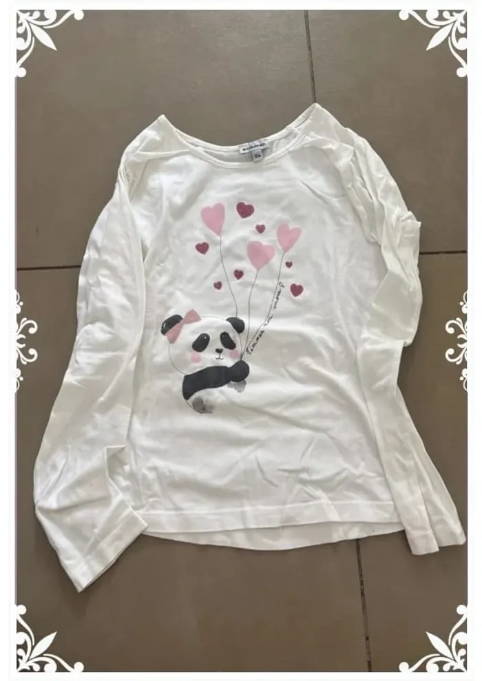 T-shirt enfant fille 10 ans miniman - photo numéro 3