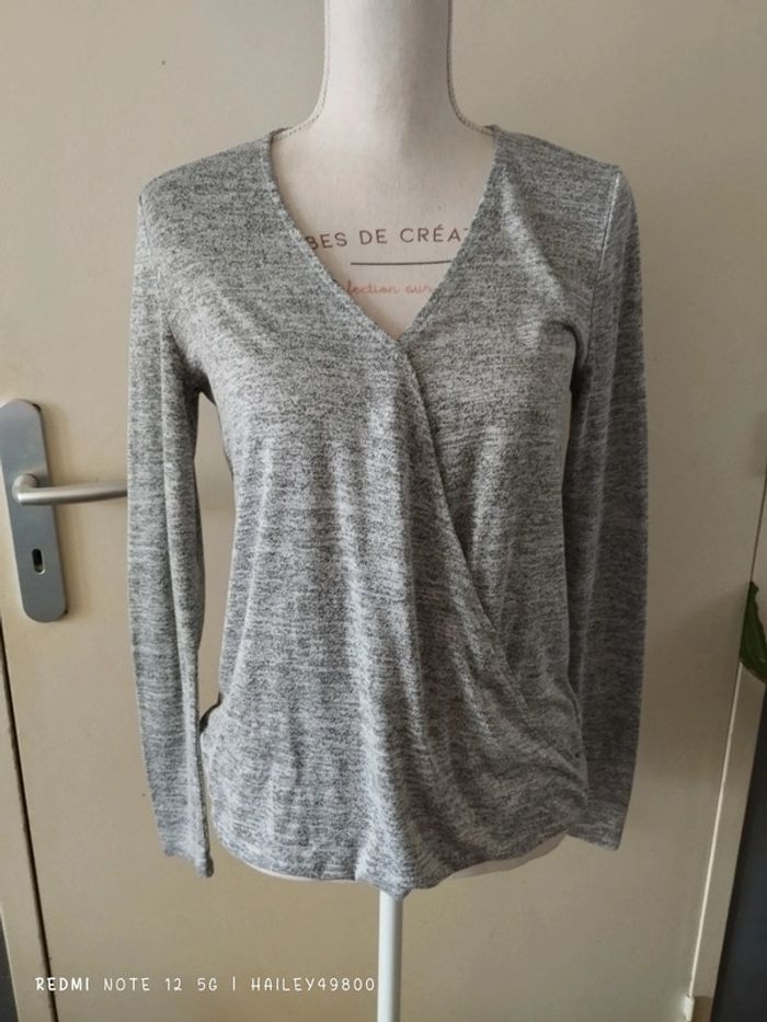 Pull gris Gap taille XS