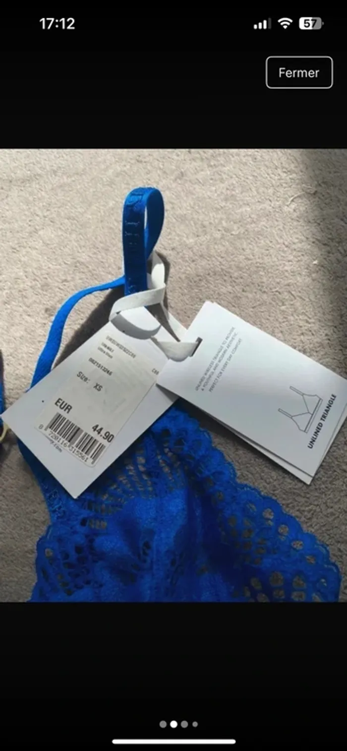Soutien Gorge en dentelle dos nu - photo numéro 2