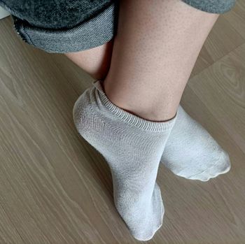 Chaussettes blanches femme