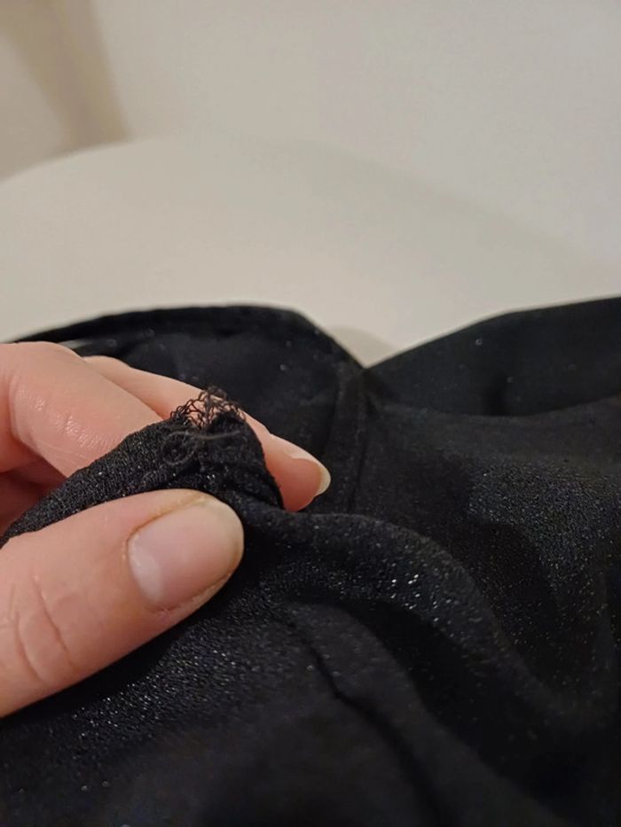 Robe longue noire Pailletée Côte à côte taille XS 34 - photo numéro 9