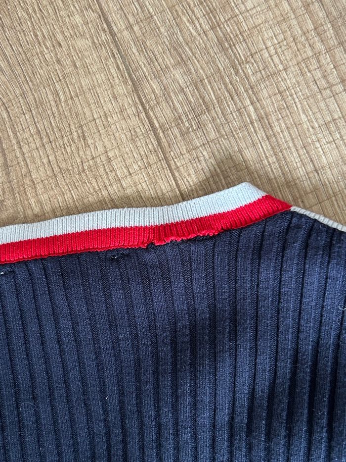 Pull bleu marine à manches longues Morgan taille XS bon état (léger défaut) - photo numéro 10