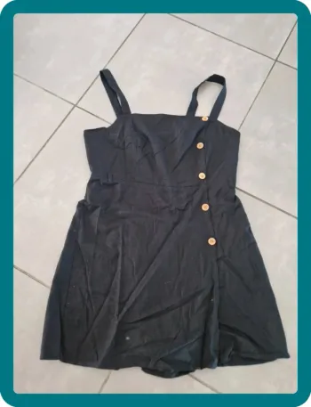 Combi-short noire