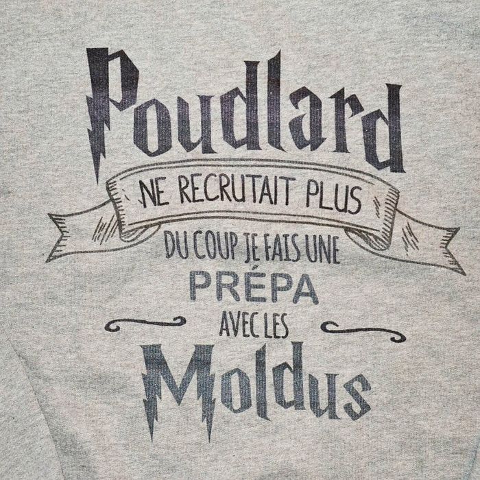 Harry Potter Vintage Pull Gris Poudlard Moldus Exclusive Collection Femme (Taille S) - photo numéro 4