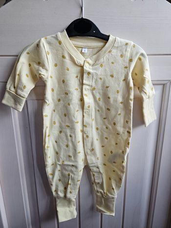 Grenouillère Bébé Neuve Motif Fraises T.56 - Zeeman