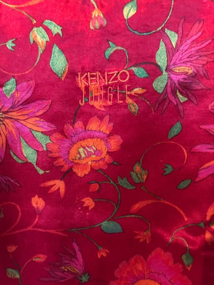 Magnifique robe en soie Kenzo, taille 2 ans, Kenzo Jungle. - photo numéro 3