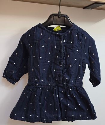 Robe ML marine/argenté TAO 12 mois