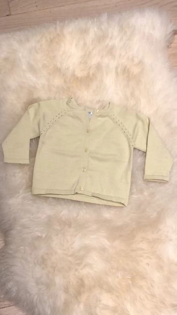 Gilet jaune clair 6 mois