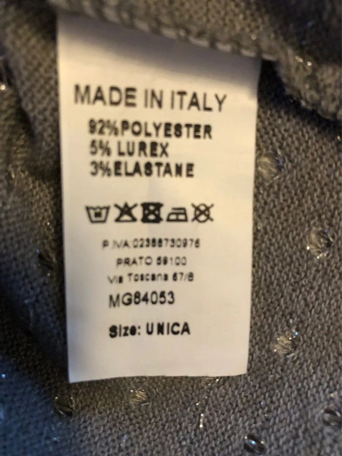 BB- Pull col V gris « stella bianca » T unique (40-44) NEUF - photo numéro 11