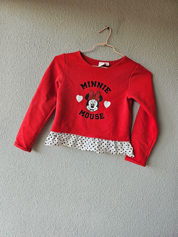 Blouse épaisse minnie pour fille - photo numéro 3