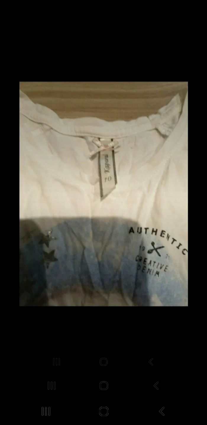 T-shirt fille kaporal 10 ans - photo numéro 3