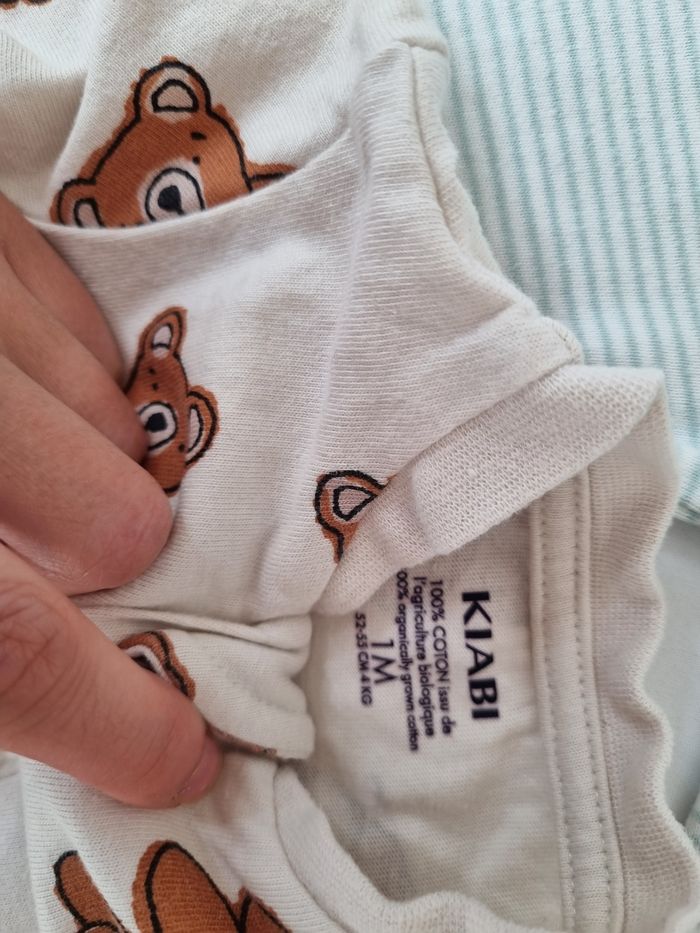 Lot de 3 pyjama 1 mois - photo numéro 2