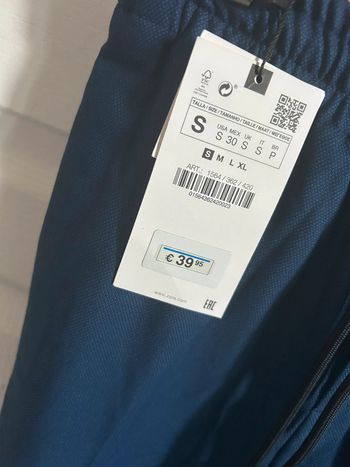 Pantalon Zara bleu