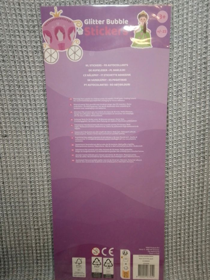 Stickers Glitter Bubble "Princesse" - photo numéro 6