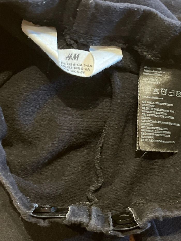 Pantalon type legging noir H&M en 5-6 ans - photo numéro 5
