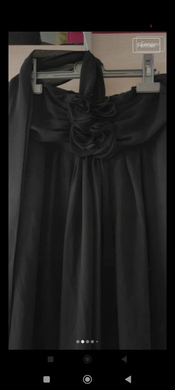 Robe noire Camaïeu taille 38