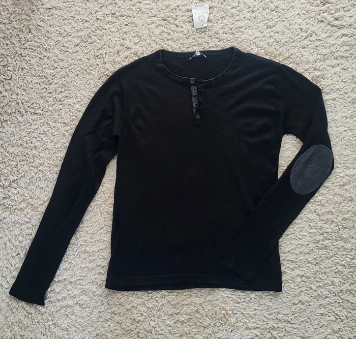 Pull fin noir U Collection Taille M