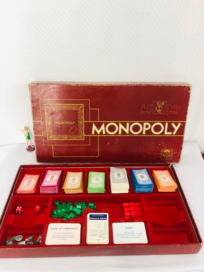 Monopoly deluxe en franc vintage - photo numéro 2