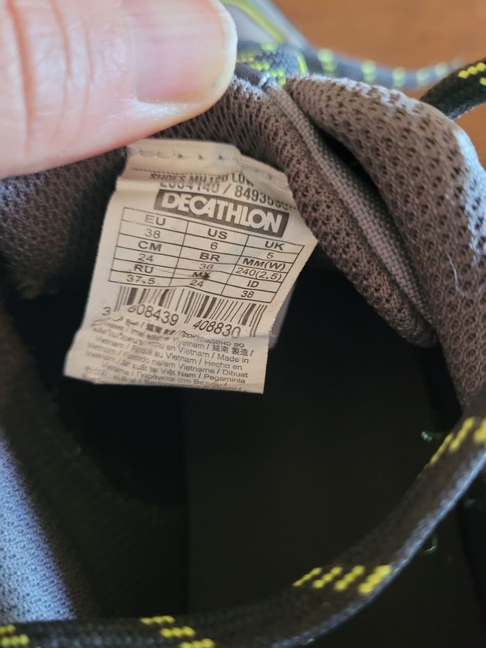 Chaussure rando mite quechua 37 - photo numéro 4