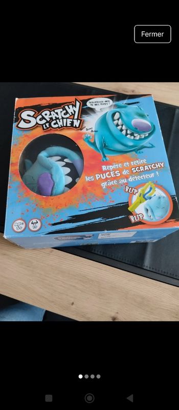 Jeu scratchy le chien