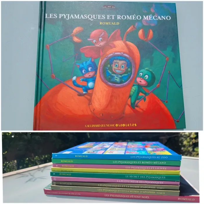 Livre 🛠 Les Pyjamasques et Roméo Mécano 🔧