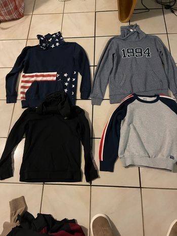 Lot de 4 pull garçon 12-14 ans