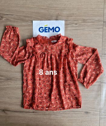 Blouse gemo 8 ans