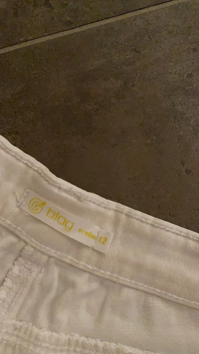 Short blanc 12ans - photo numéro 3
